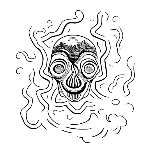 Writhe Holm But Make The Letter O A Skull