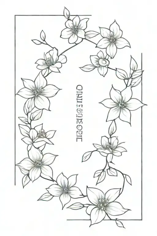 Thin Flower Bracelet