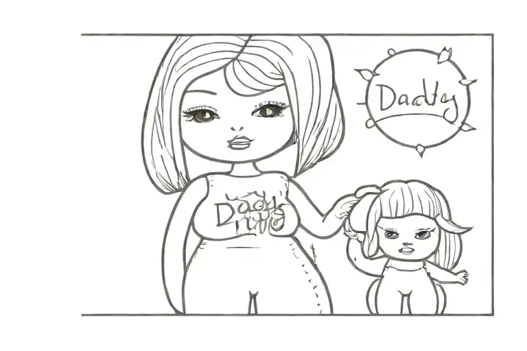 Daddy's Little Fuck Doll With The Doll Being An Actual Doll Instead Of The Word