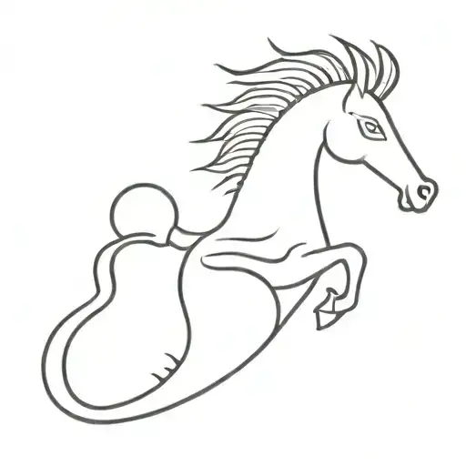 Sea Horse Galloping