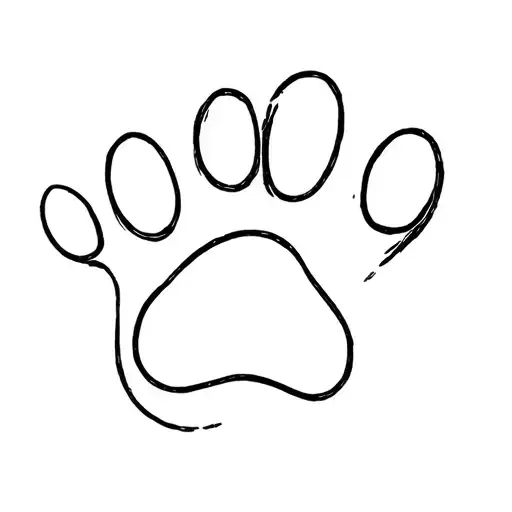 Dog Paw Print