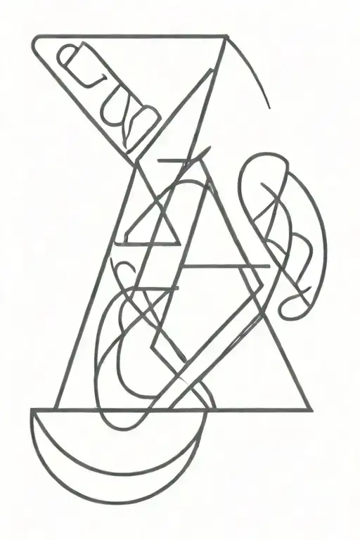 Hierroglyphic Background Black And White