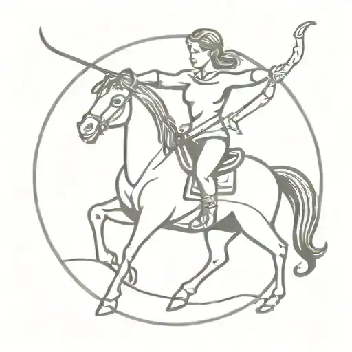 Sagittarius Archer Riding