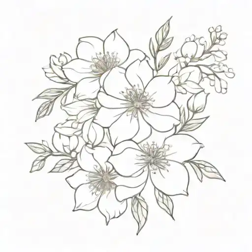 Birth Flower Bouquet