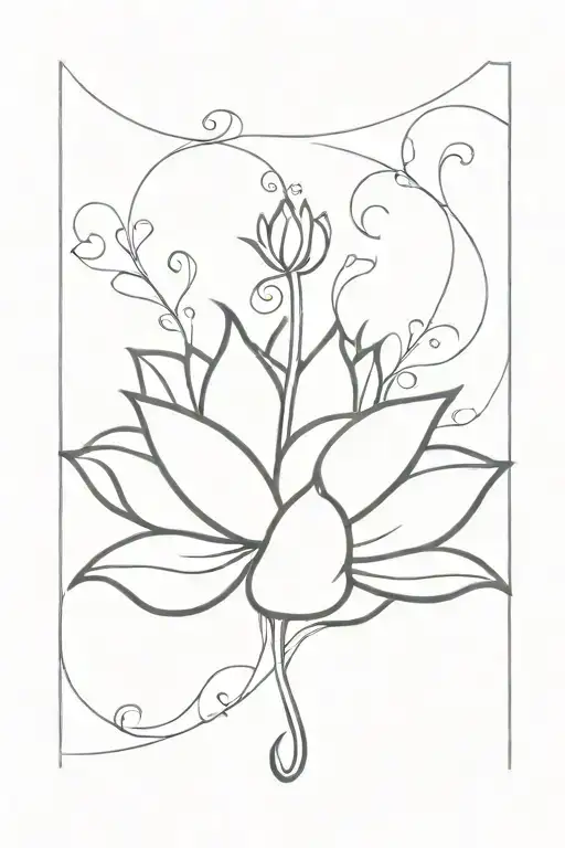 Semicolon Made Of Lotus