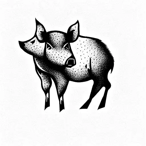 Wild Boar One Line