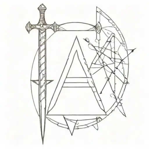 Triangle And Sword Going