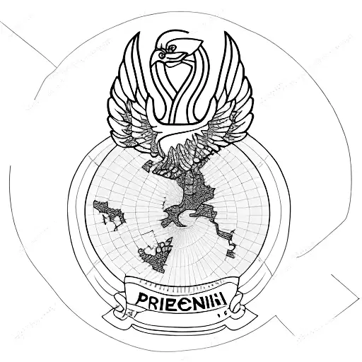 Phoenix With Map Of Sxm