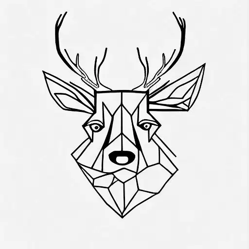 Road With Deer And Forest Behind