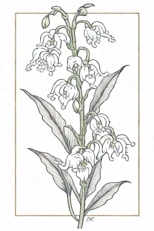 Gothic Lilly Of The Valley Flowers