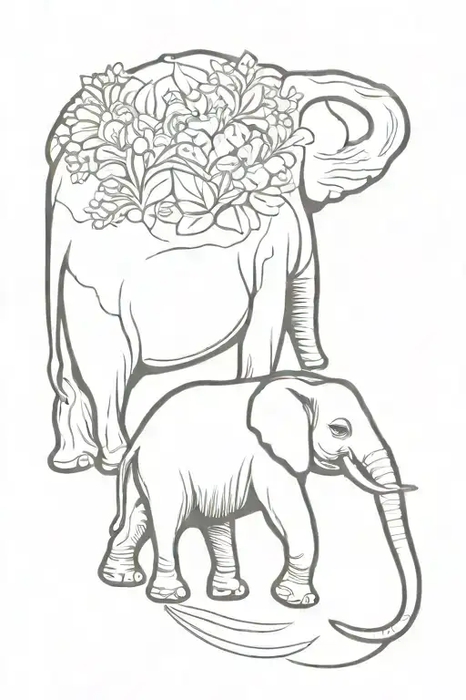 Sri Lanka Country Outline With Elephant As Part Of Design