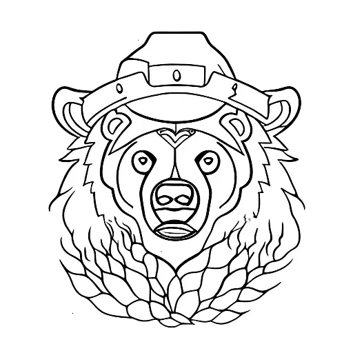 Bear Body With The Word Jo Inside