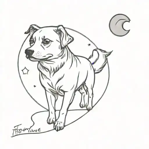 Dog Moon Ball