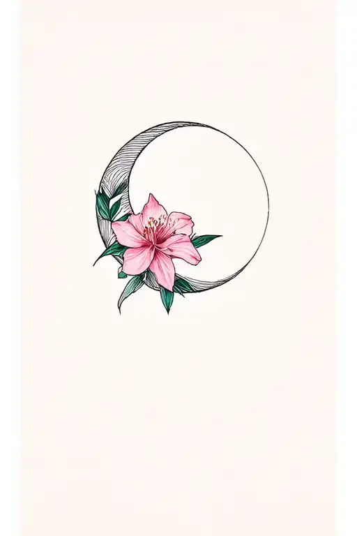 Azalea Flower Moon