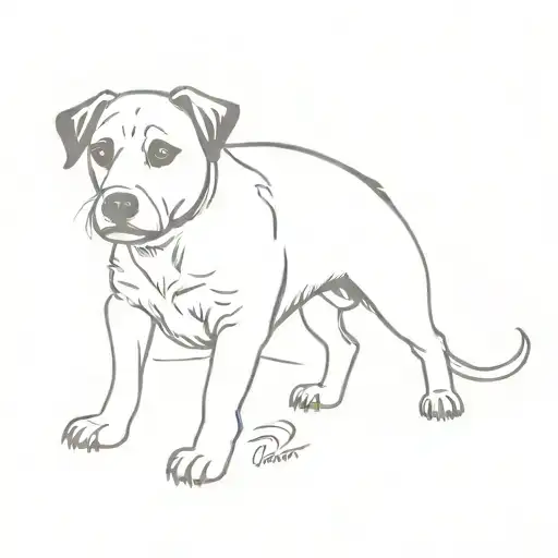 Parson Terrier Dog