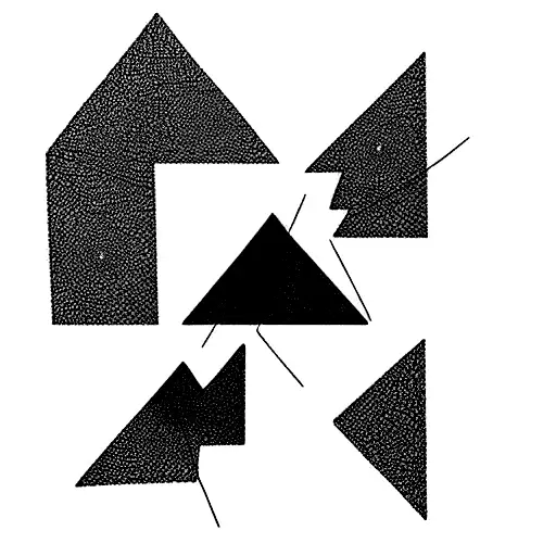 Forest Road Inside A Rhombus