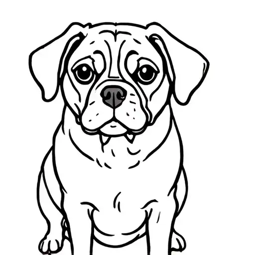 Puggle Dog Old