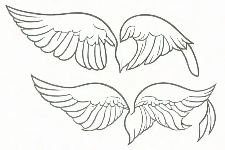 Angel Wings Spread