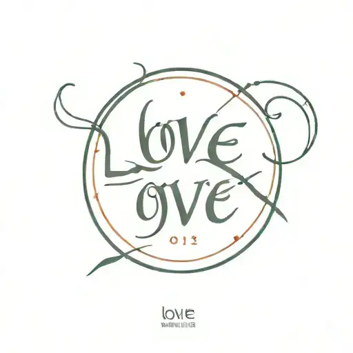 Small The Word Love But The O Is The Earth