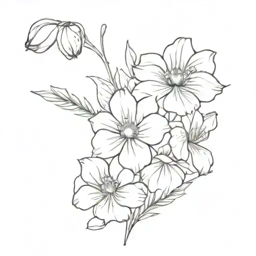 Poppy Daisy Orchid Boquet Held Together