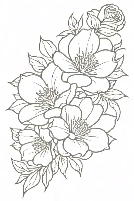 November December March Birth Flower Bouquet