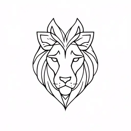 Leo Zodiac Sign Intertwined