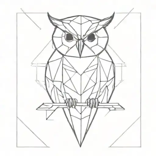 Owl Geometric Shapes
