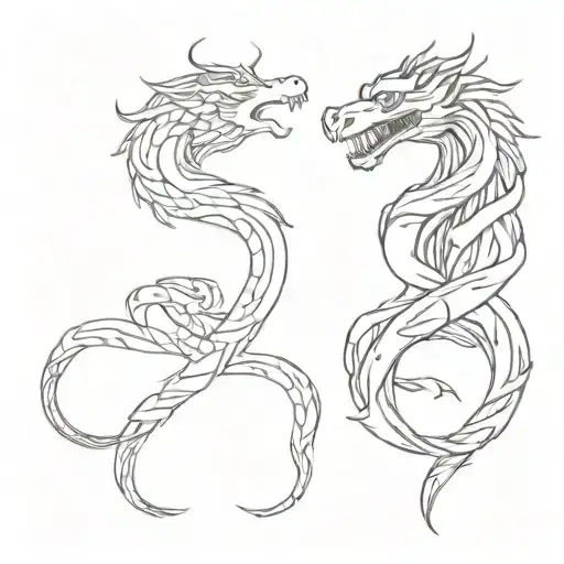 Snake Dragon Hourse Tiger