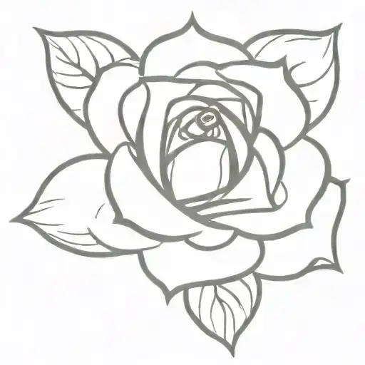 Small Simple Rose That Catches Fire