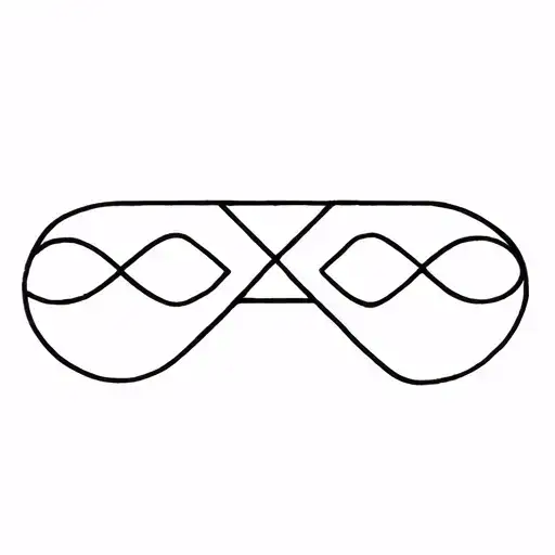 Pyramid And Infinity Symbol