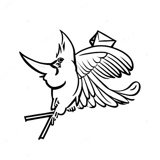 A Cardinal With An Angel