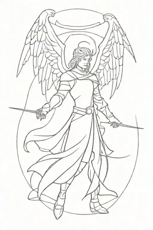 Angel Knight In Closed