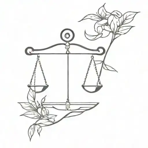 Dainty Pretty Fine Line Small Libra