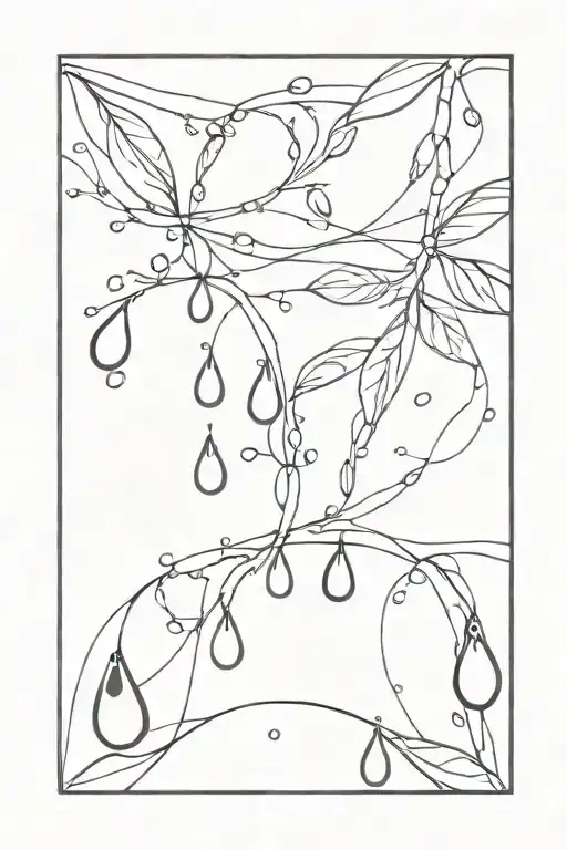 Water Droplets Turning