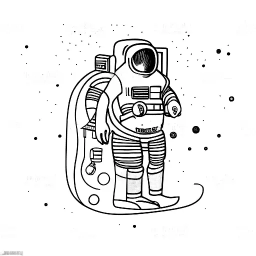 Astronaut With A Diving Suit