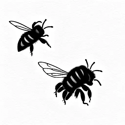 Wildflower And Bumble Bee