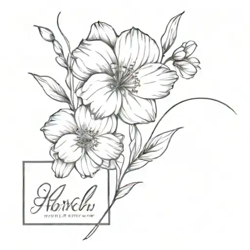 March And April Birth Flower