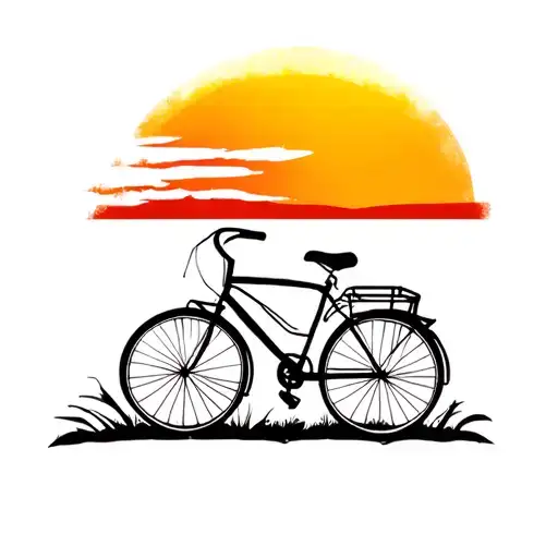 Sunset Bicycle Stanup