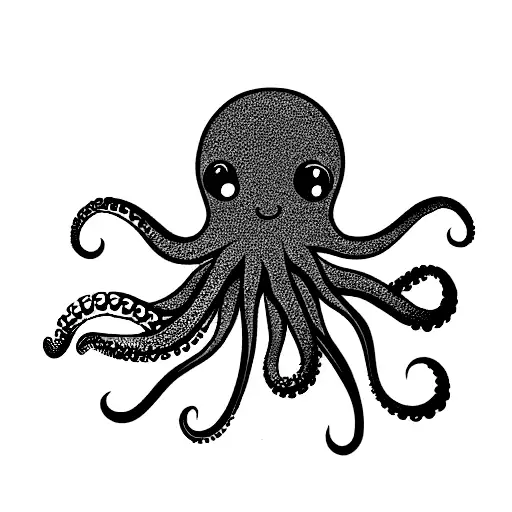 Cute Octopus For Three Friends