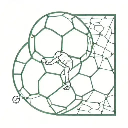 Soccer Ball Kids Initials Incorporated