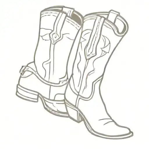 Rench And Cow Boy Boots