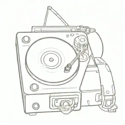 Record Player With The Word Lover On It