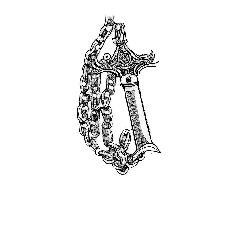A Sword And Chain