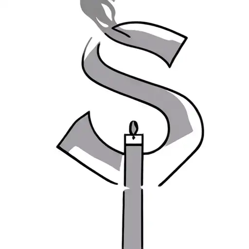 Marlboro Cigarette With The Initial S In The Smoke