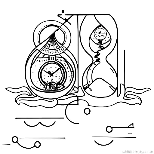 Hourglass With A Guy Doing Pullups Inside