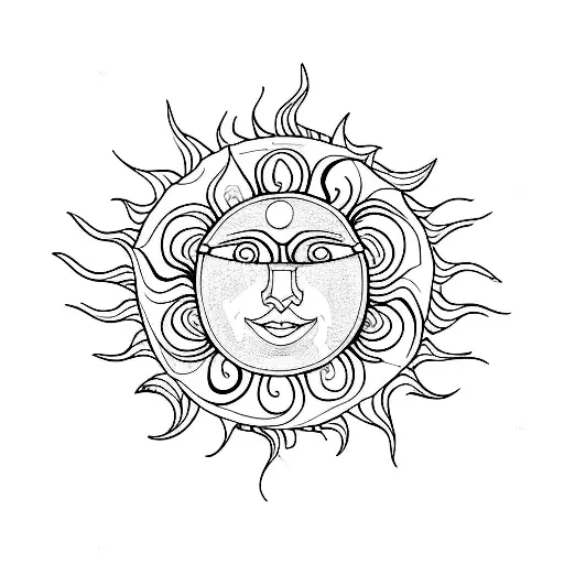 A Semicolon Made Of Sun Rays