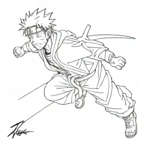 Fine Line Naruto