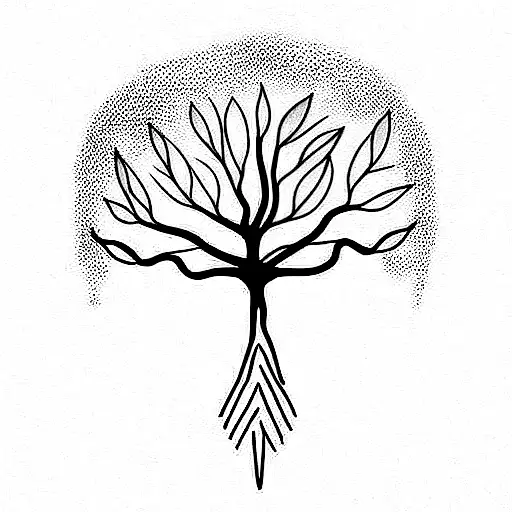 Tree With Face In It