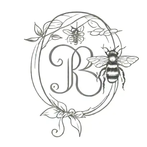 Bee And Letter B