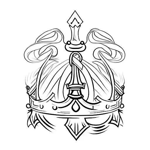 A Dagger Thrust Through A Crown